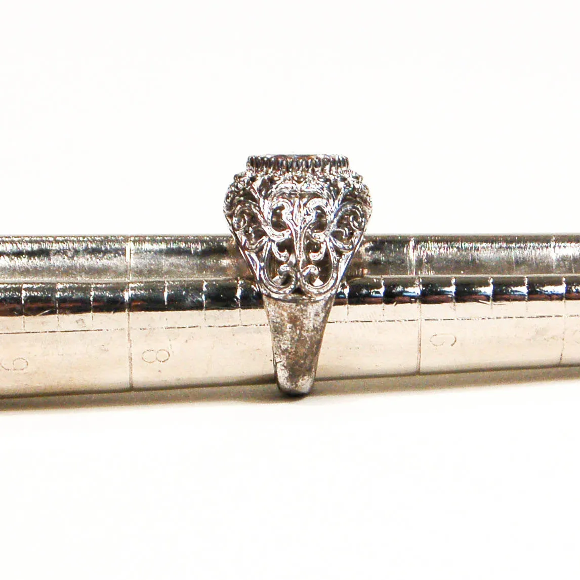 Sterling Silver Solitaire CZ Engagement Ring