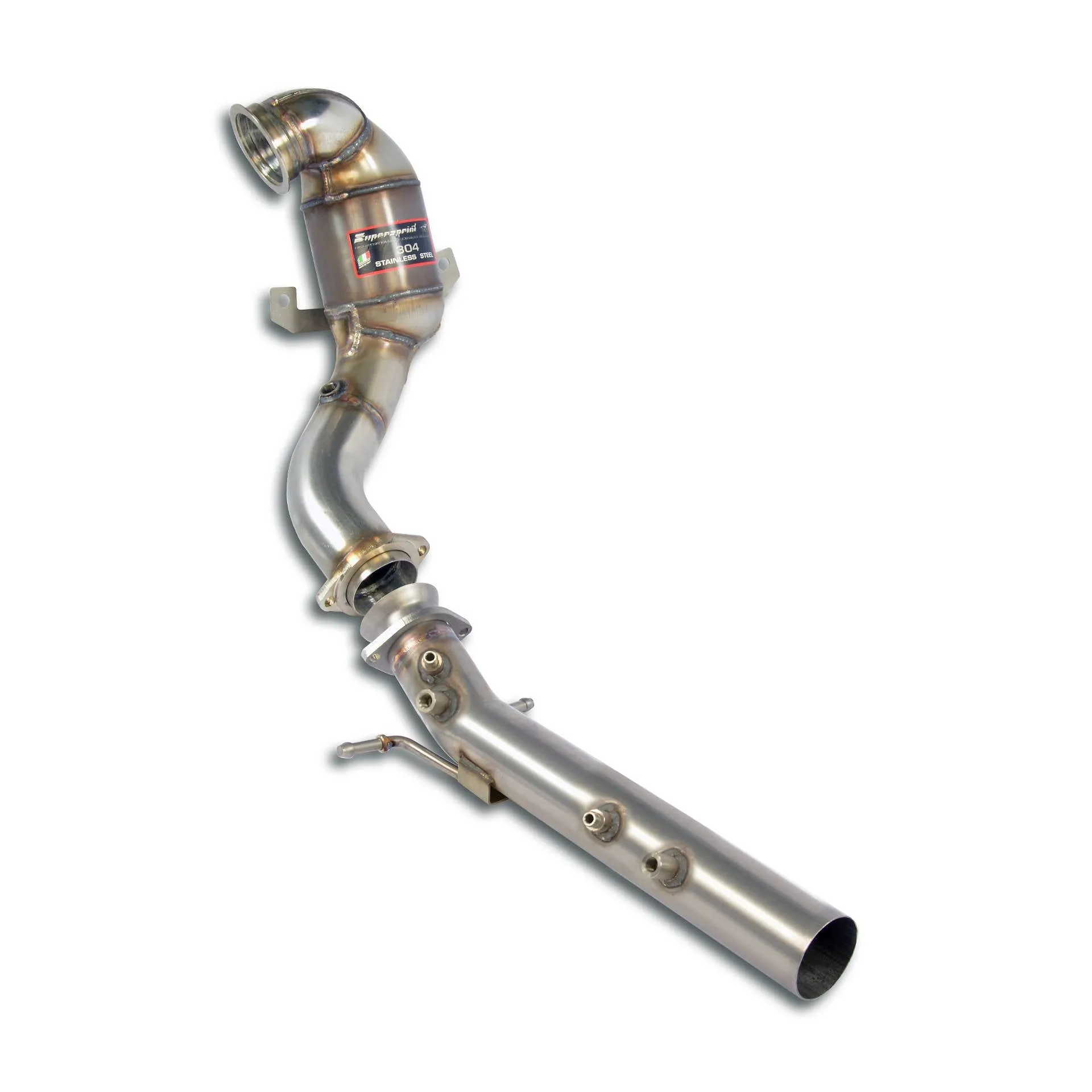 Supersprint AUDI A1 GB (2018 ->) Turbo Downpipe Kit   Metallic Catalytic Converter 200 Cpsi(Deletes Gpf)
