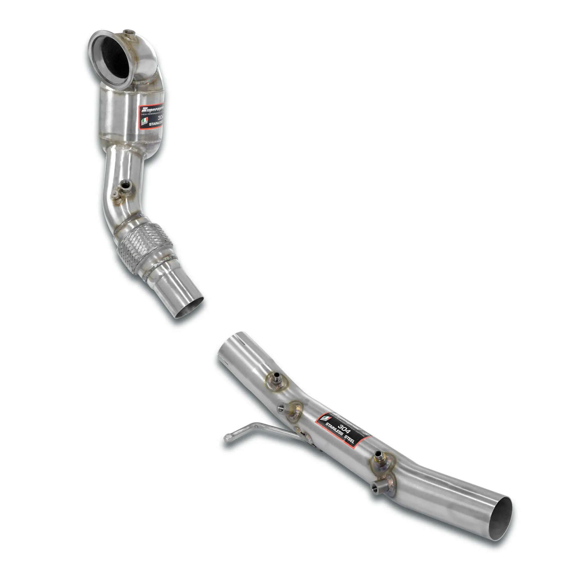 Supersprint Cupra Formentor Turbo Downpipe Kit   Metallic Catalytic Converter 200 Cpsi(Deletes Gpf)