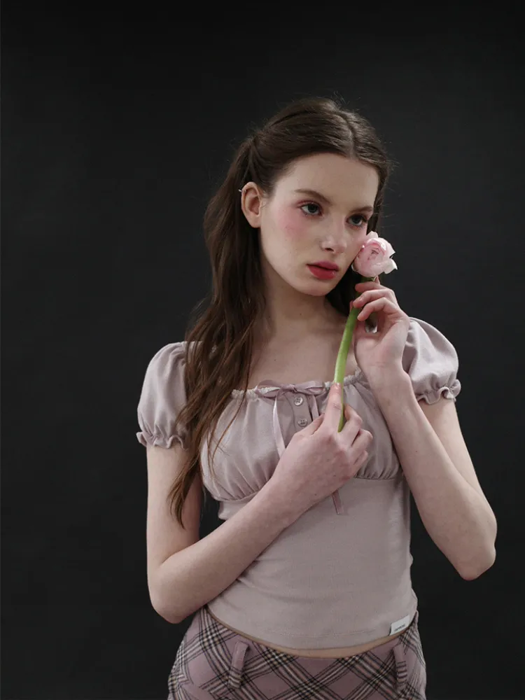 Sweet Melody Puff Sleeve Top