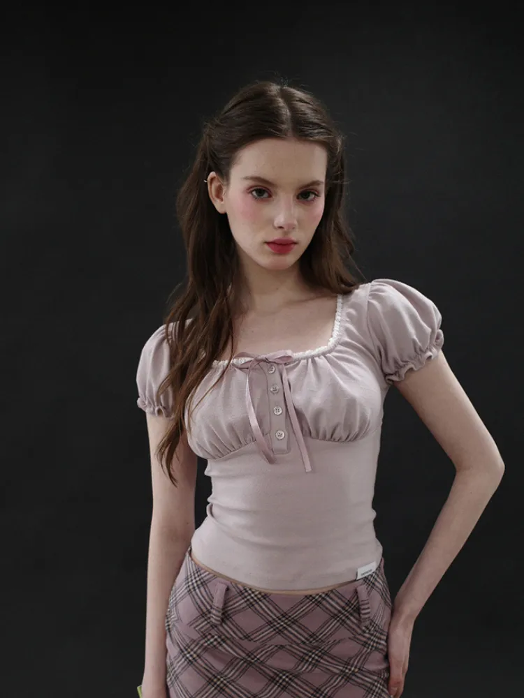 Sweet Melody Puff Sleeve Top