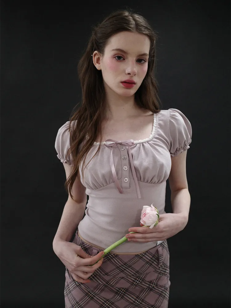 Sweet Melody Puff Sleeve Top