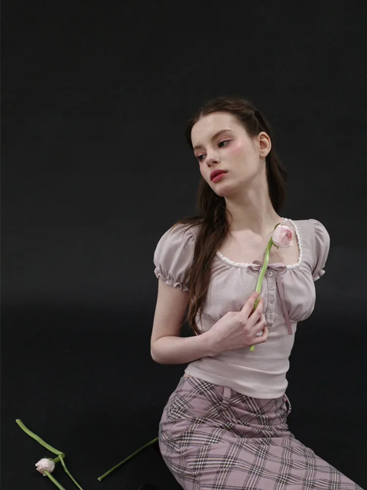 Sweet Melody Puff Sleeve Top