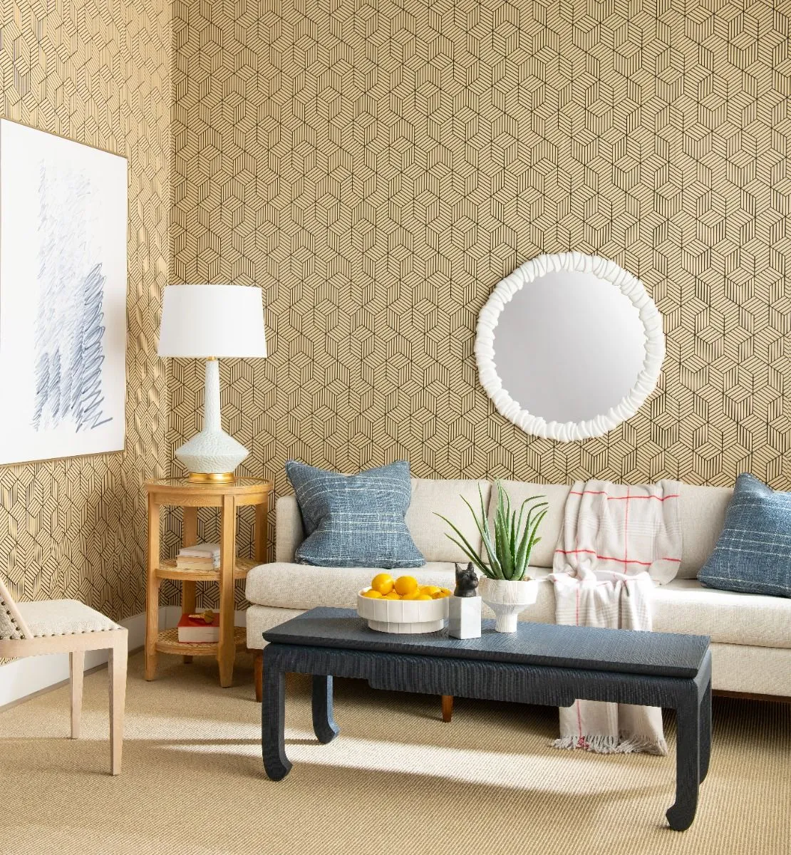 Taza Mirror / Plaster White