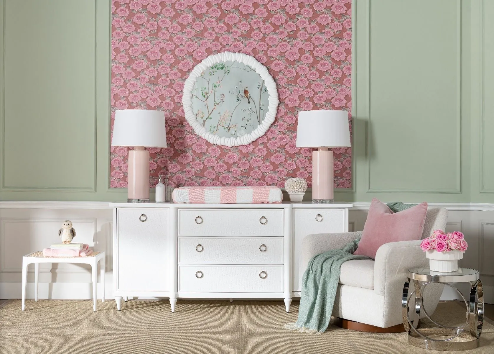 Taza Mirror / Plaster White