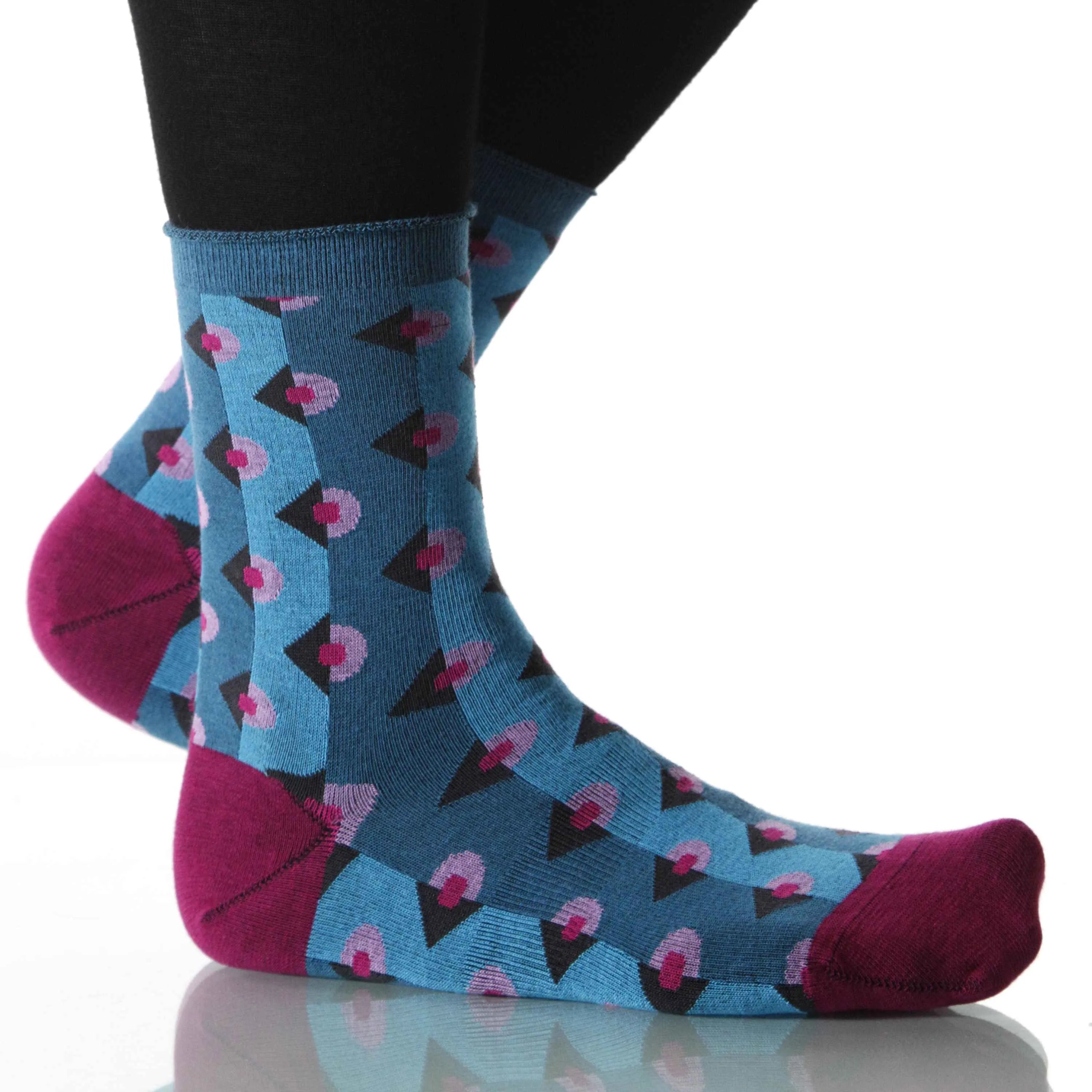 Teal Deco Mini - Ankle Height