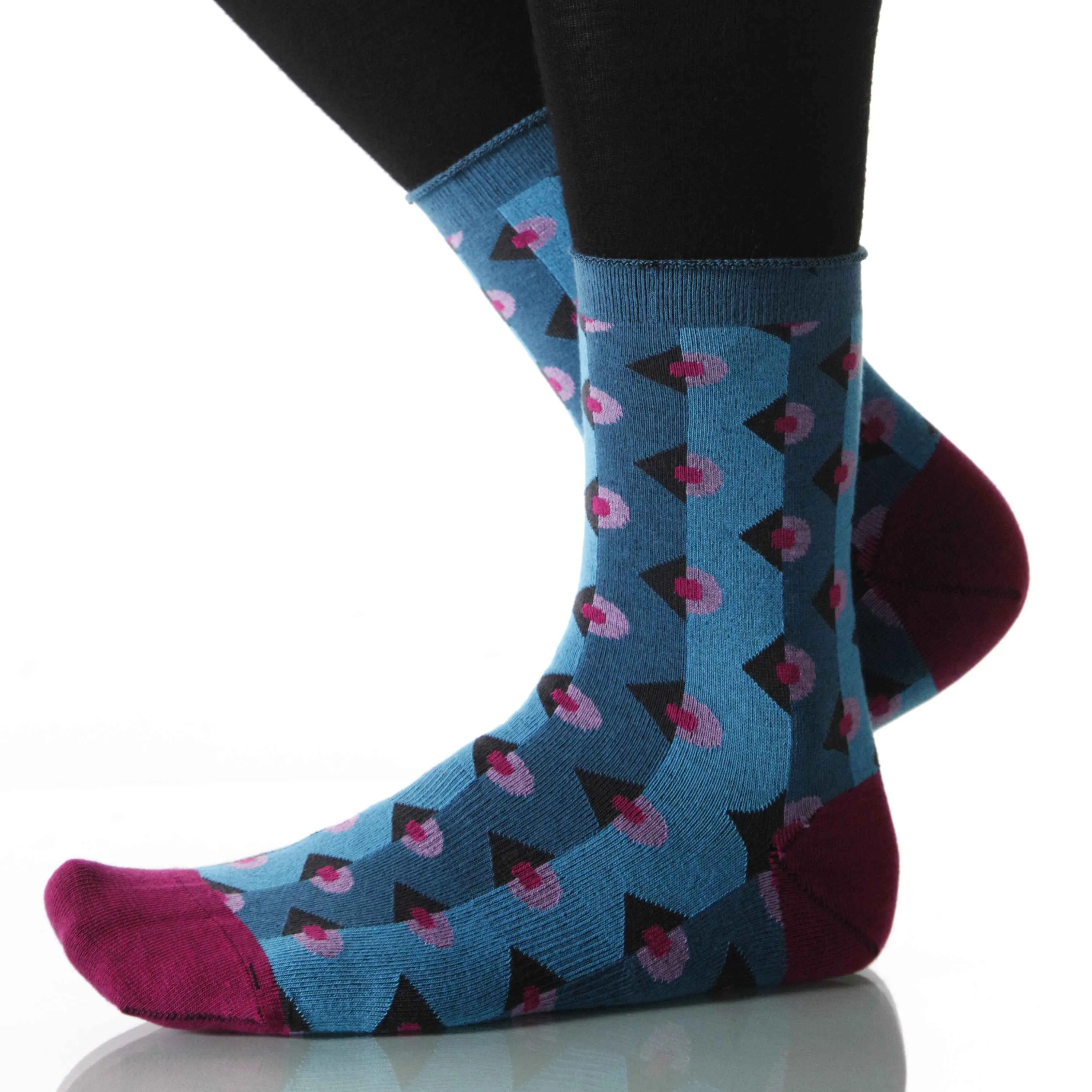 Teal Deco Mini - Ankle Height