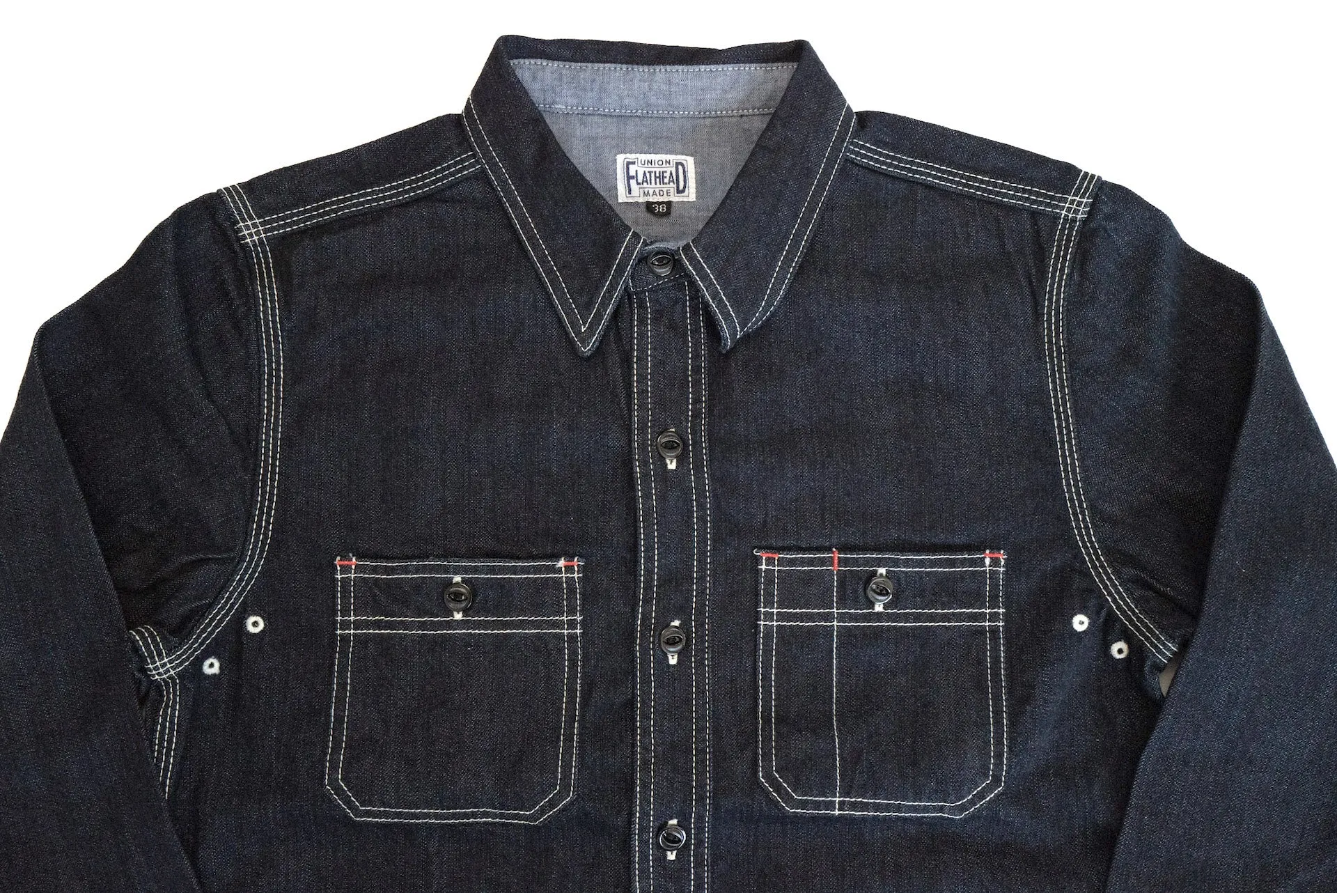 The Flat Head 11oz Selvage Denim Workshirt