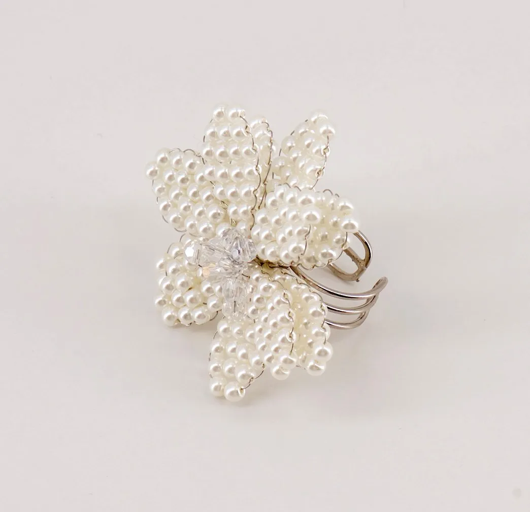 The Princess of Pearls Designer Ring