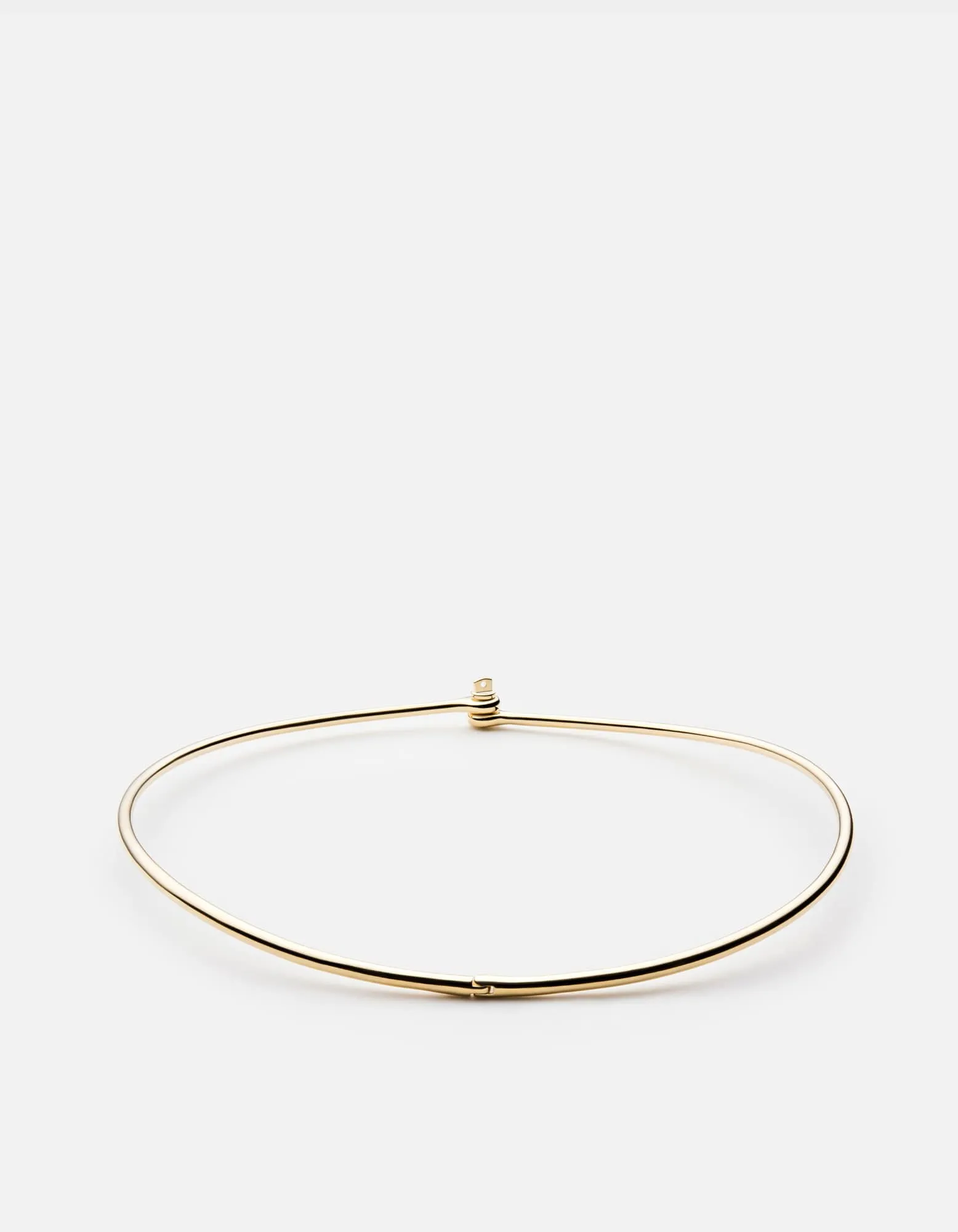 Thin Reeve Choker, Gold