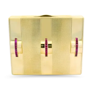 Tiffany & Co. Estate 14k Yellow Gold Art Deco Style Cigarette Case