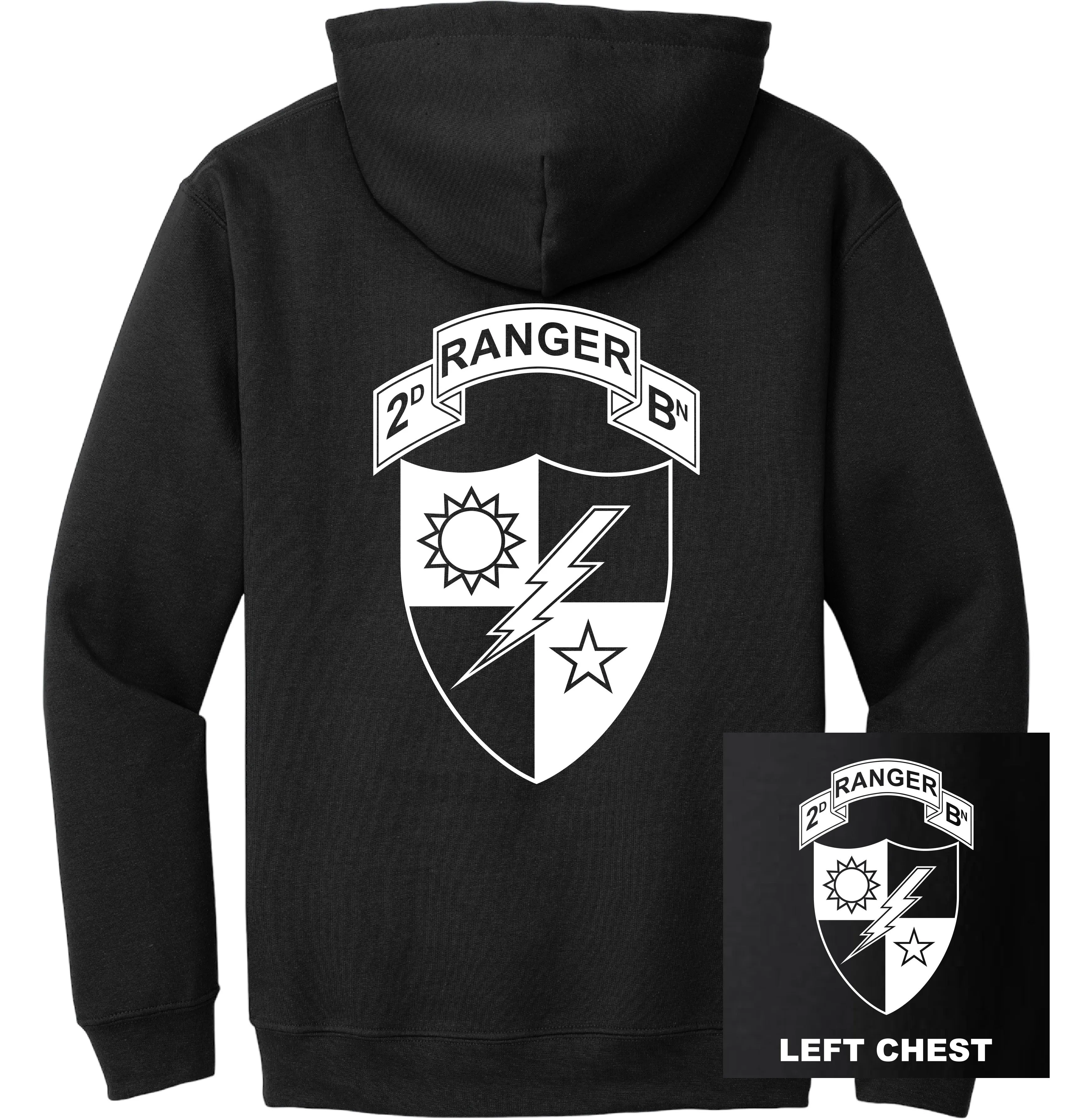 US Army - 2nd Ranger Battalion Hoodie