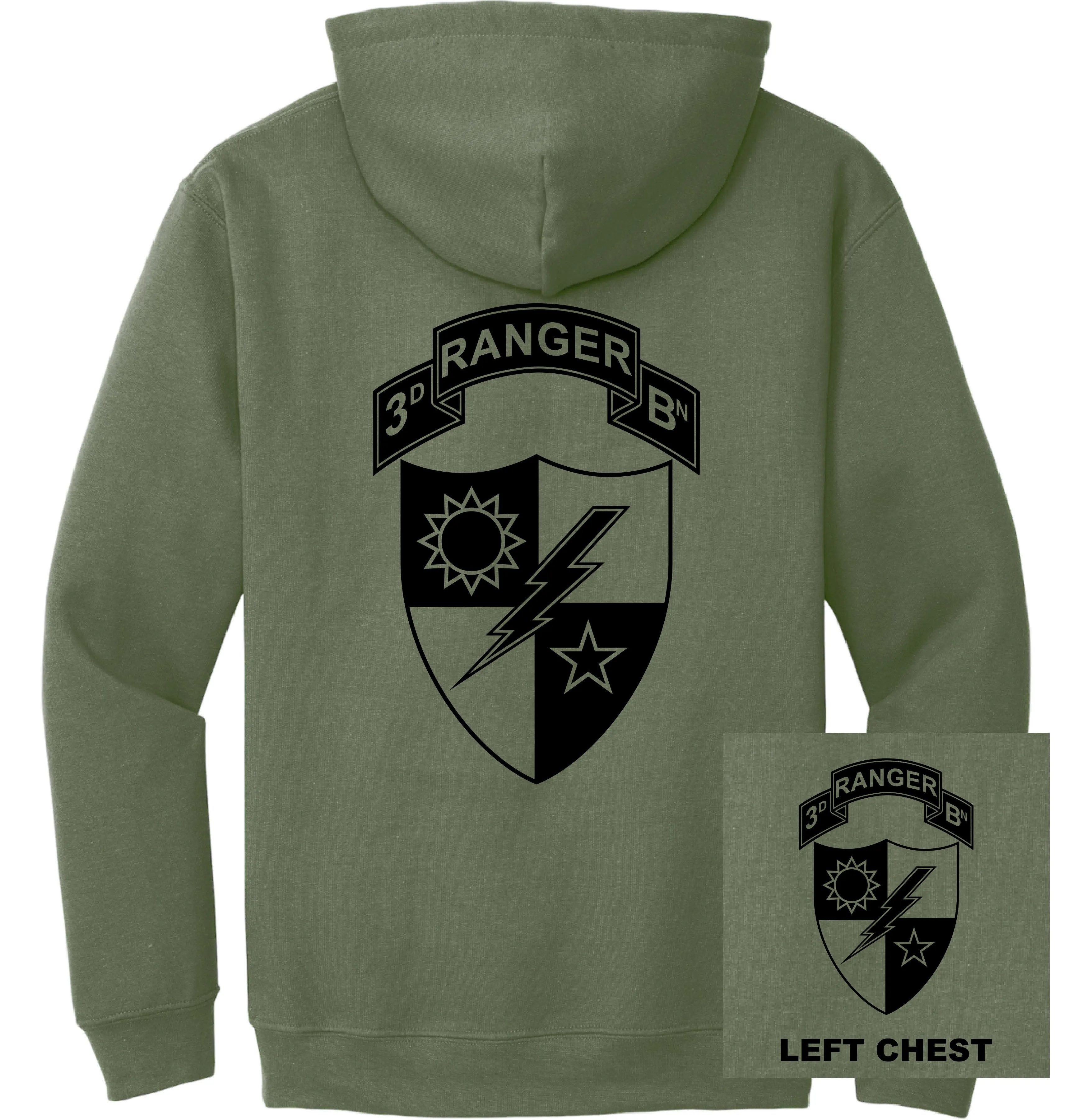US Army - 3rd Ranger Battalion Hoodie