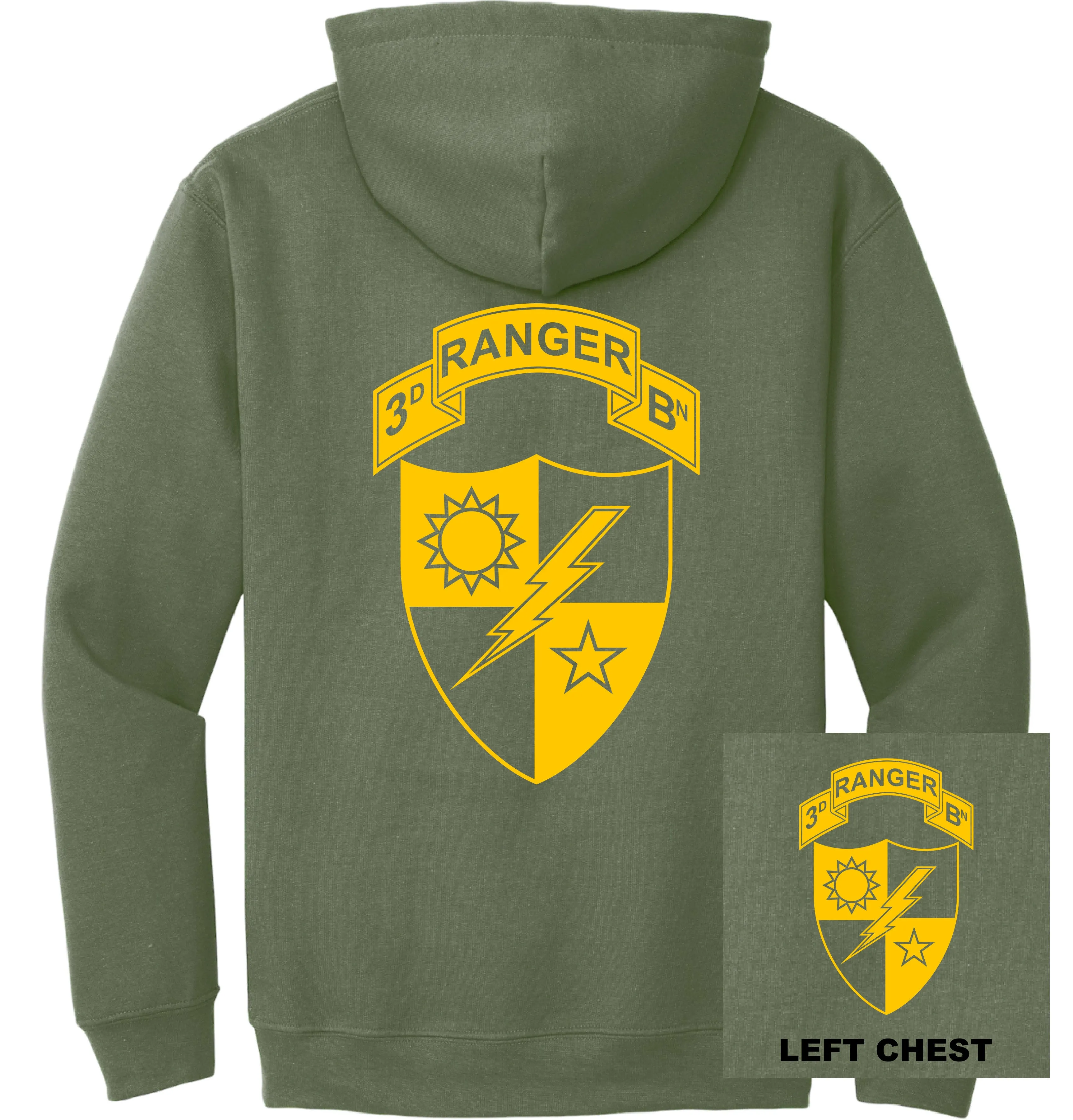 US Army - 3rd Ranger Battalion Hoodie