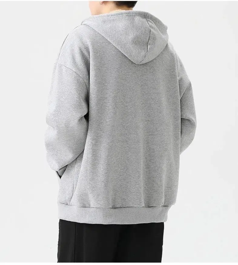 Velvet Thickened Hooded Jacket