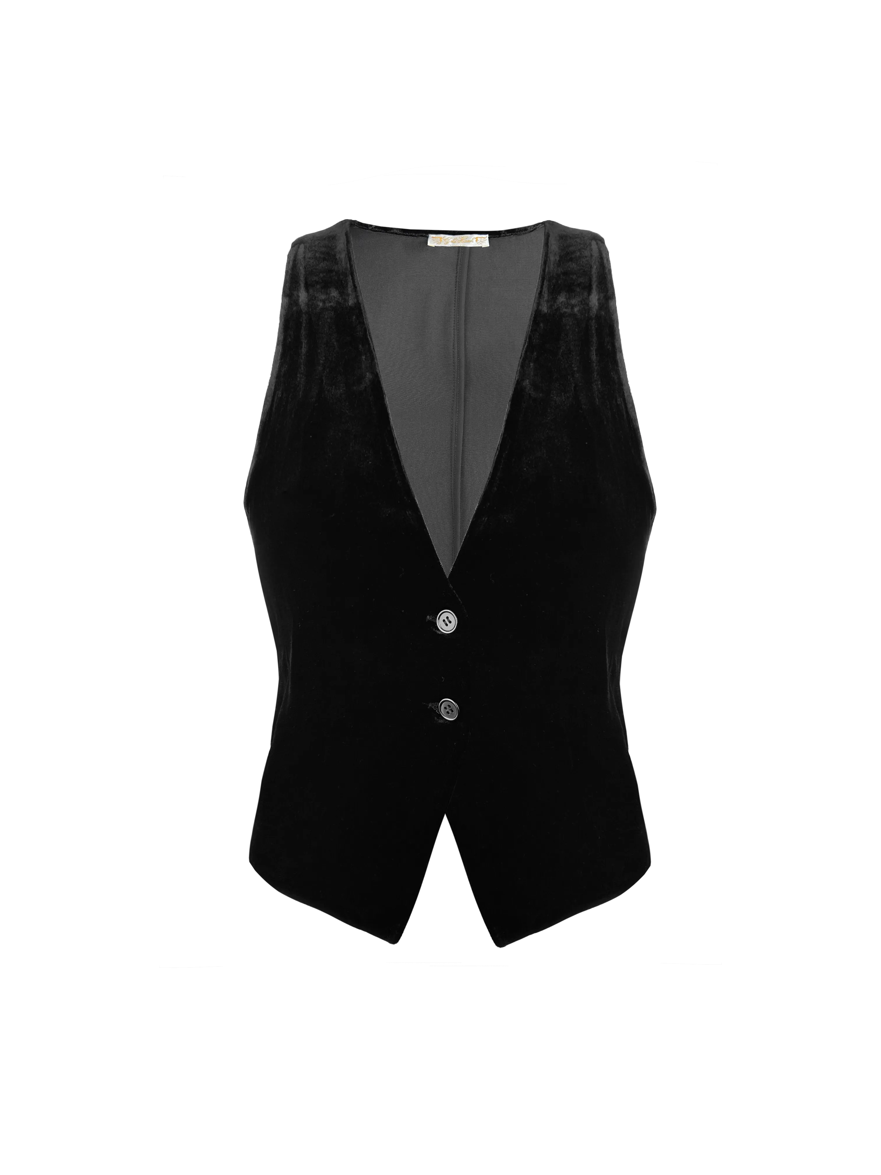Velvet Vest - Black
