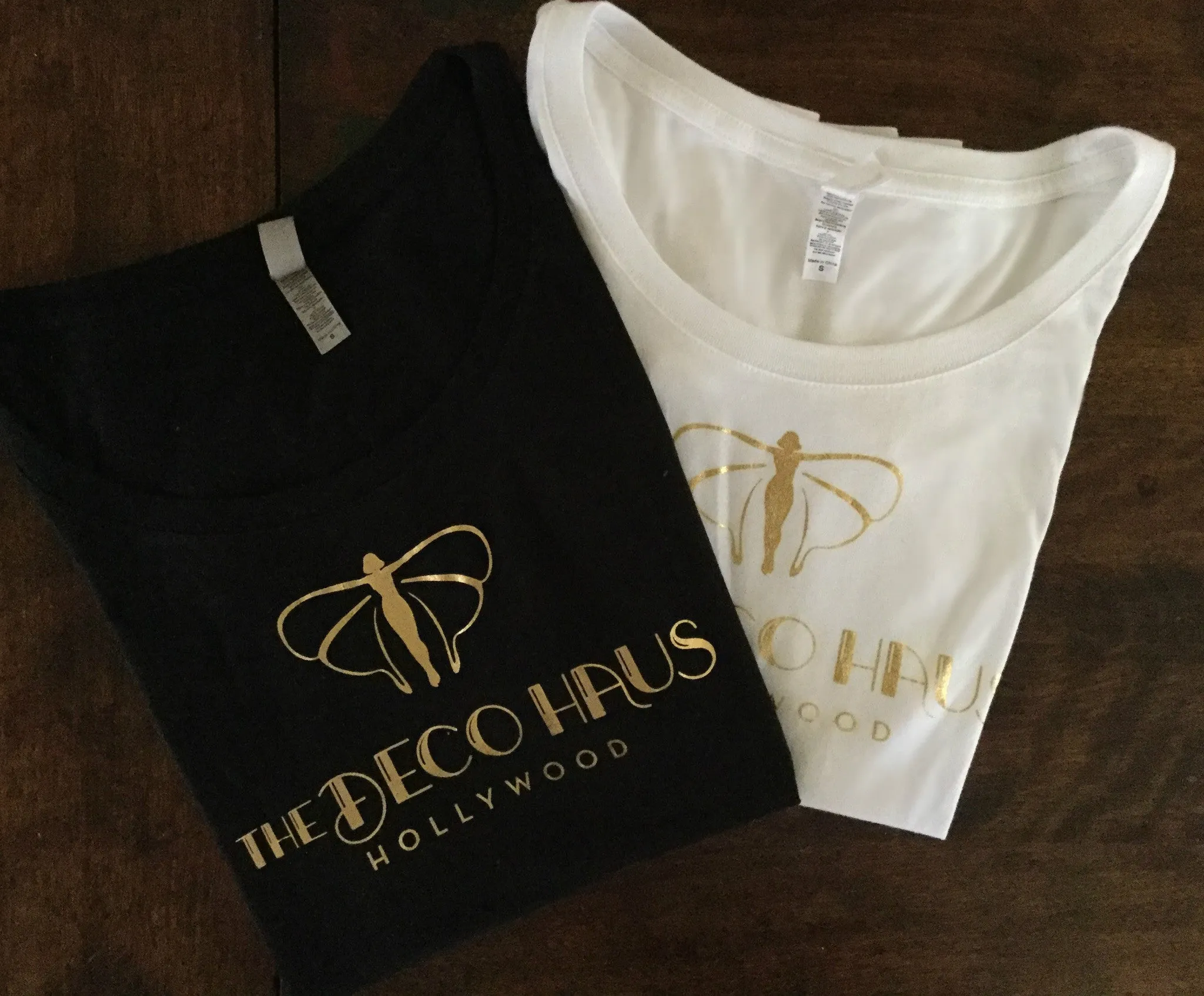 Vintage 1970's Luxe Foil Deco Haus Cotton Jersey T-shirt