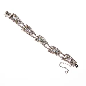 Vintage Art Deco Rhinestone Bracelet