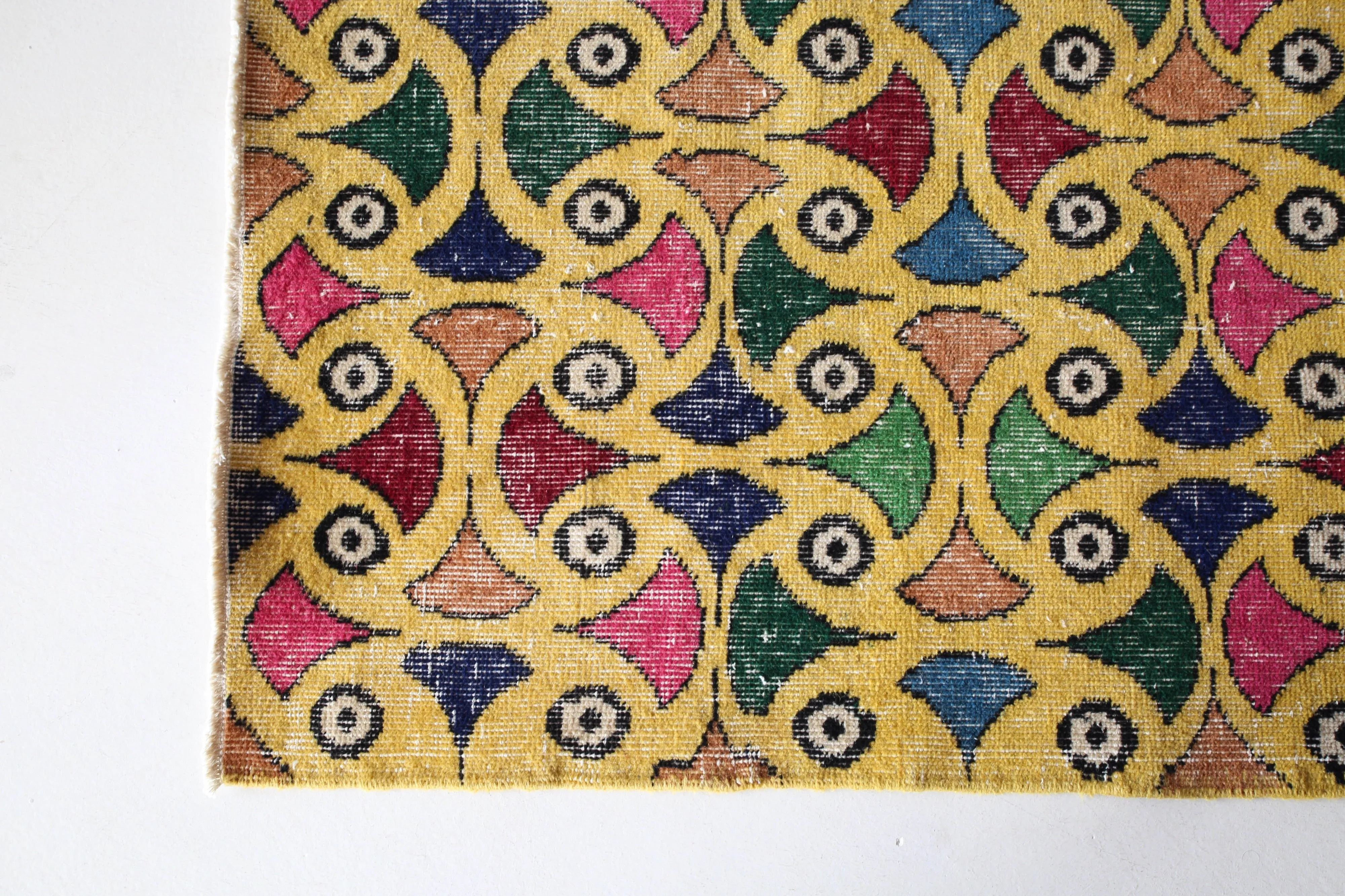 Vintage Turkish Art Deco Runner 2'11"x5'2"