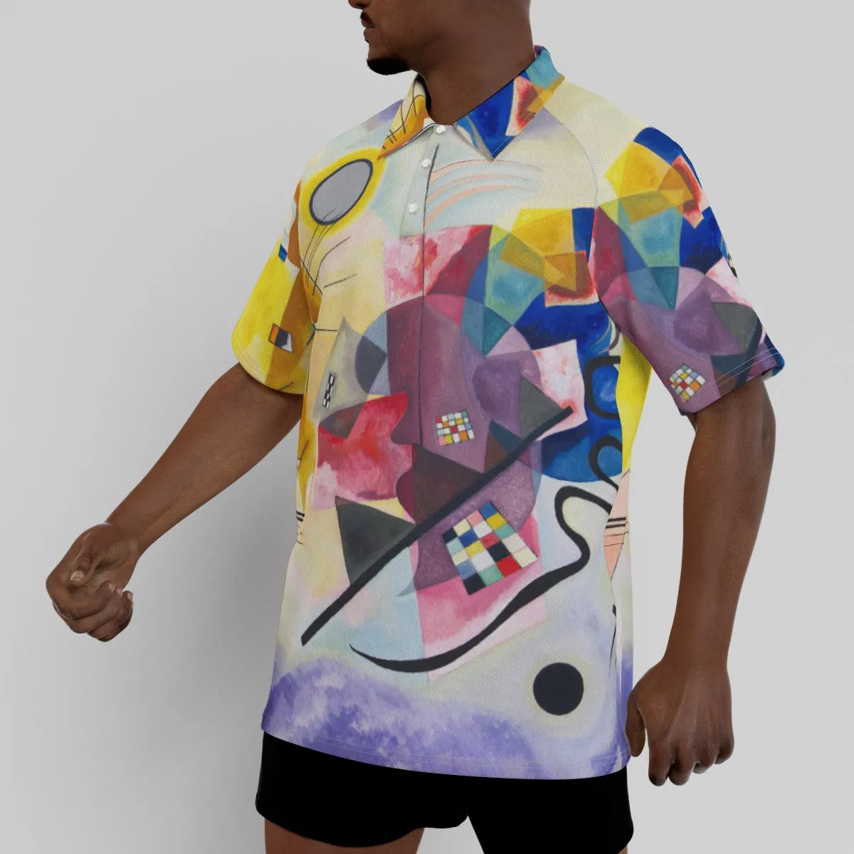 Wassily Kandinsky Yellow-Red-Blue Polo Shirt