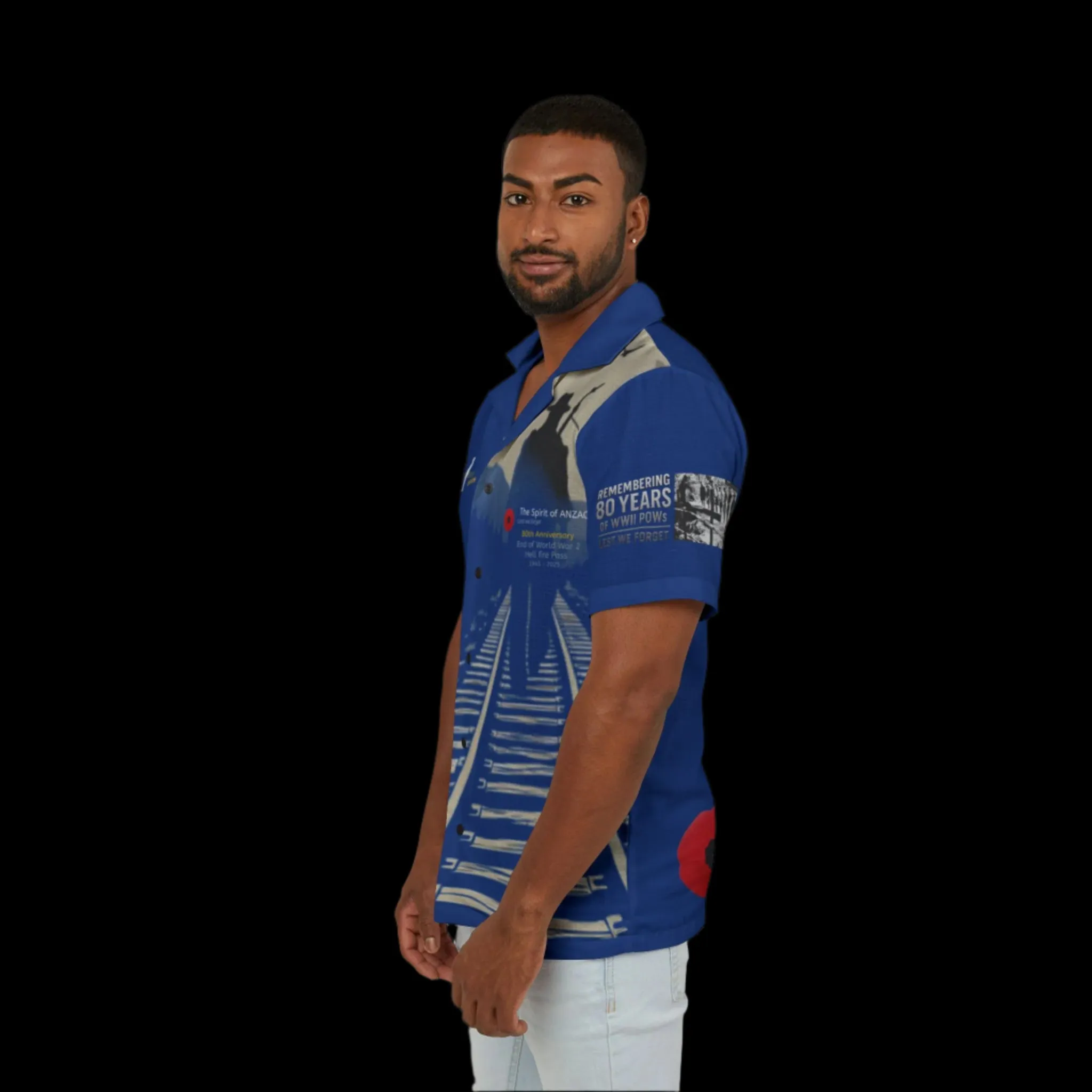 Weary’s Legacy: 80 Years On Men's ANZAC Tribute Shirt - Lest We Forget