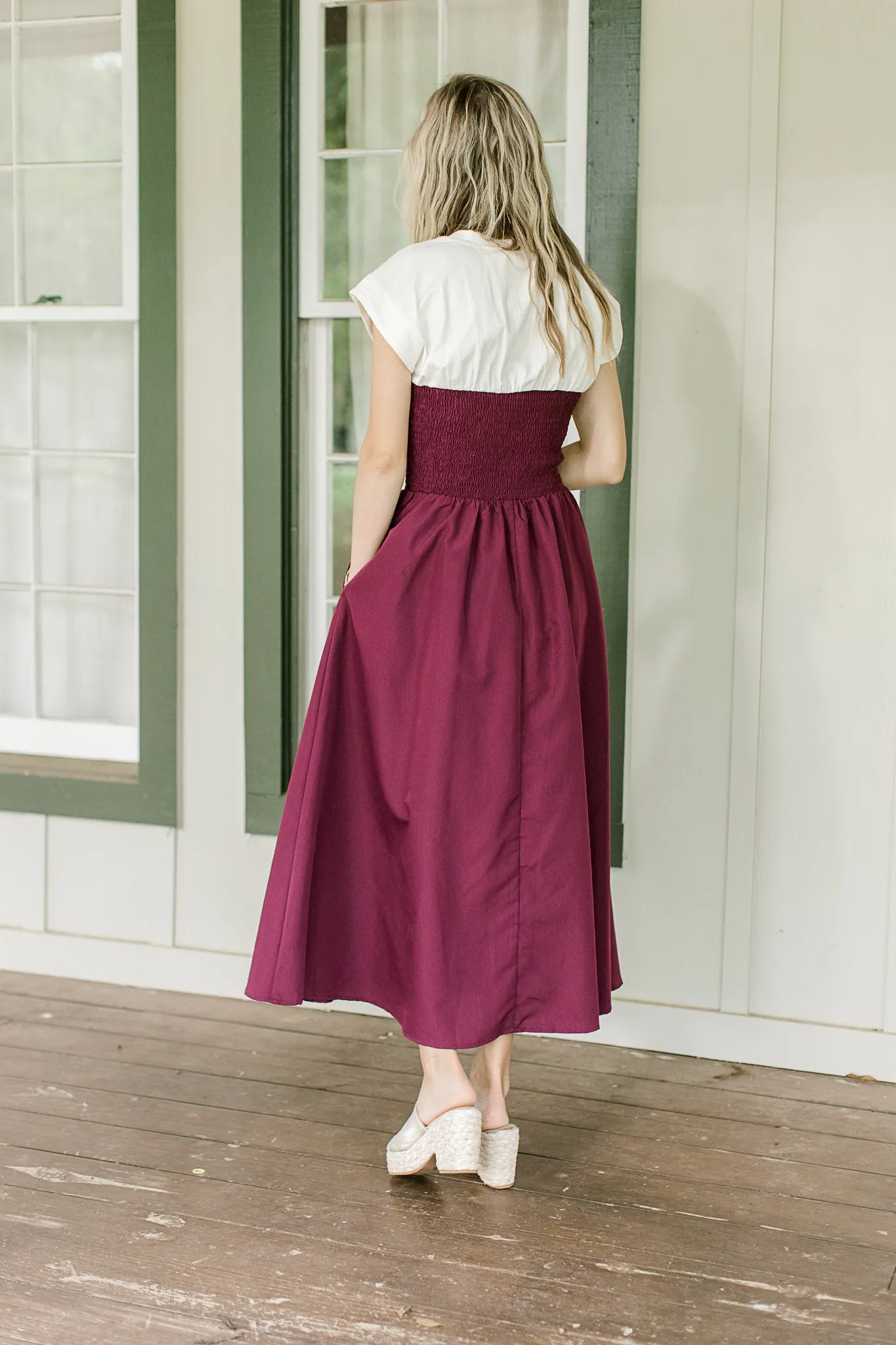 XZ Elegance Midi Dress