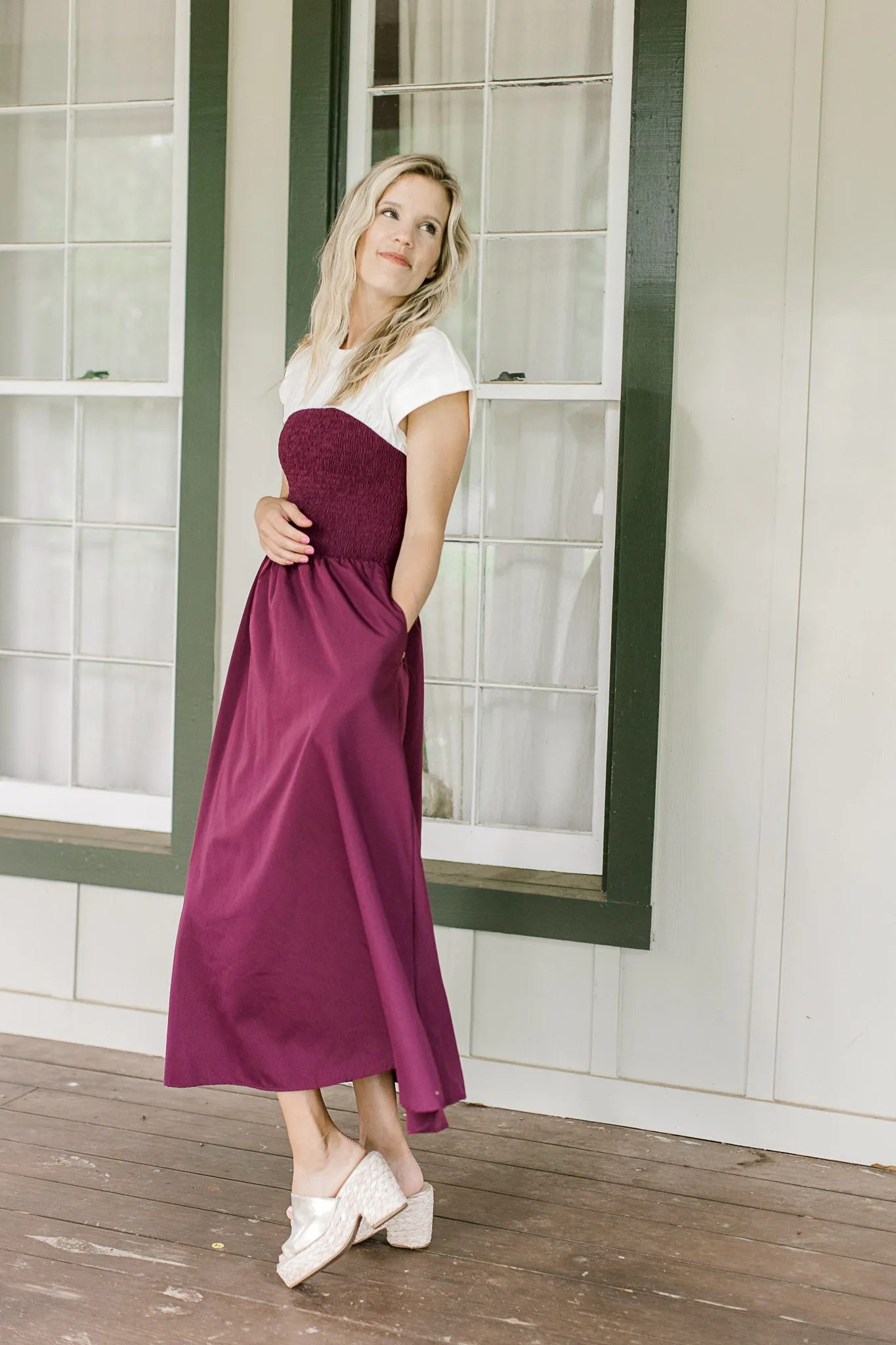 XZ Elegance Midi Dress